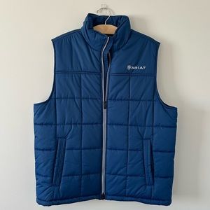 Ariat Men's Blue Puffer Vest